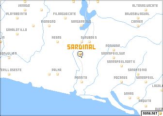 Sardinal (Costa Rica) map - nona.net