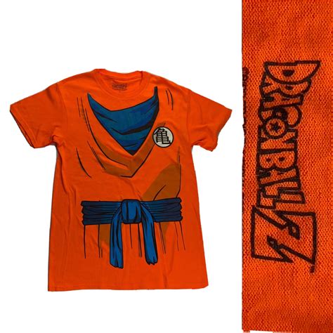 Dragon Ball Z Uniform Goku T Shirt Orange Casual Cosp… - Gem