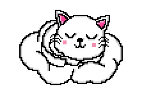 Cute Cat Pixel Art