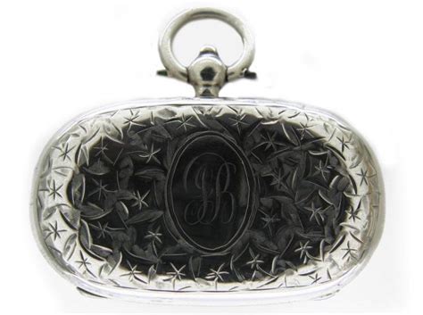 Engraved Silver Locket (326A) | The Antique Jewellery Company