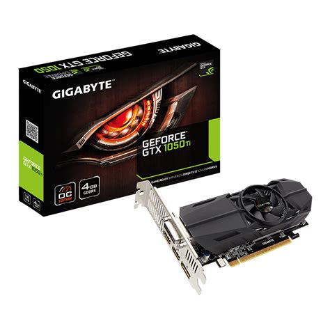 VGA (การ์ดแสดงผล) GIGABYTE GEFORCE GTX 1050 TI OC LOW PROFILE 4G - 4GB ...