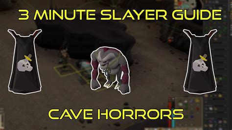 3 Minute Slayer Guide - Cave Horrors [OSRS] - YouTube