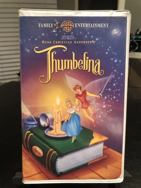 THUMBELINA (VHS 1994) Warner Bros Kids Cartoon Clamshell Don Bluth Tale RARE HTF £3.82 - PicClick UK