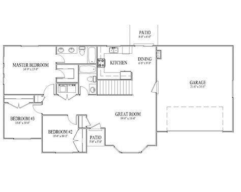 R-1271 | Salt City Home Designs | Rambler house plans, House plans, House design