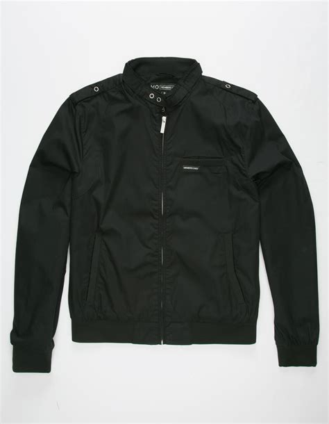 MEMBERS ONLY Iconic Racer Mens Jacket - BLACK | Tillys