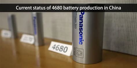 Panasonic 4680 battery - the characteristics and production status ...