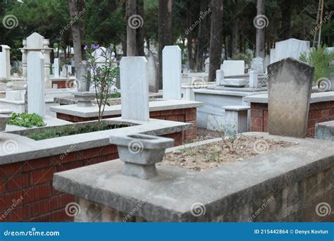 Tombstones At Muslim Cemetery. Stock Photography | CartoonDealer.com ...