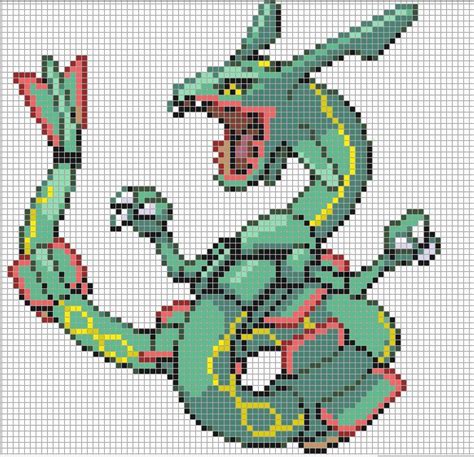 Rayquaza (Large) by Hama-Girl on DeviantArt | Dragón en punto de cruz ...