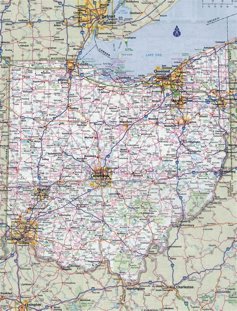 Printable Ohio Map