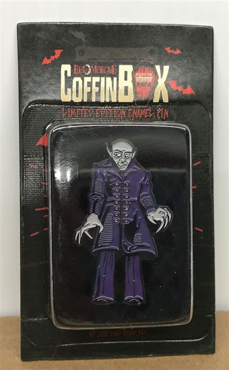 Coffin Box #1 Nosferatu Limited Edition Enamel Pin – HorrorPack Store