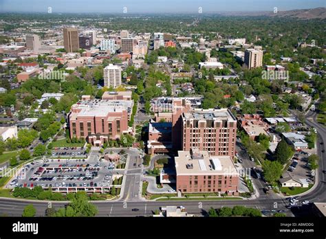 Aerial view of St Luke s Boise Regional Medical Center Idaho Stock Photo - Alamy