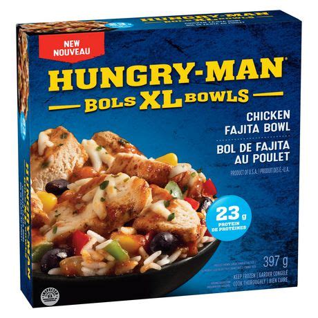 Hungry-Man® XL Bowls - Chicken Fajita Bowl | Walmart Canada