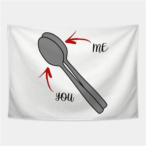 Big Spoon Little Spoon - Spooning - Tapestry | TeePublic