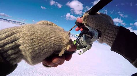 Ice fishing Bear Lake, Utah - YouTube