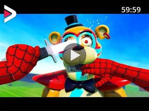 SPIDER-MAN Tortures FNAF Animatronics - Bonelab Mods Gameplay دیدئو dideo