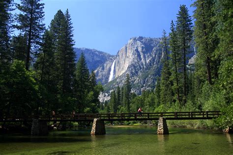 Images Merced River Bridge Yosemite National Park [USA, California]