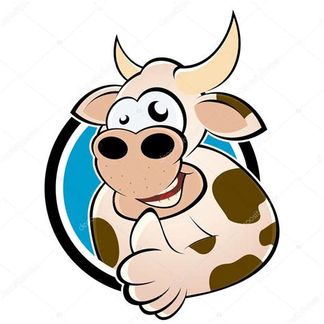 Funny cartoon cow — Stock Vector © shockfactor.de #11896220