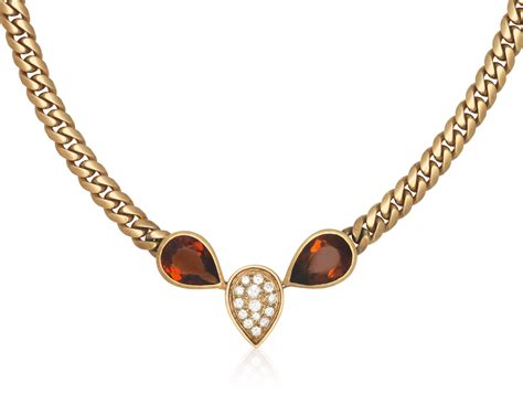 CITRINE, DIAMOND AND GOLD NECKLACE, | Christie’s