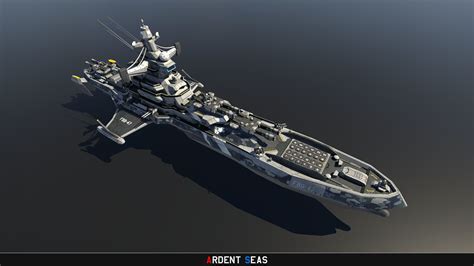 ArtStation - Futuristic Battleship, Helge Pharrherr (With images) | Battleship, Futuristic ...