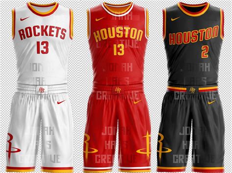 Houston Rockets uniform concepts. : r/rockets