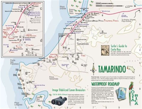 TAMARINDO - Costa Rica Map & Travel Guide