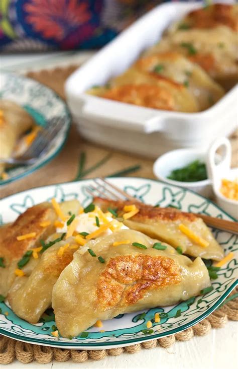 LOADED Baked Potato Pierogi recipe is packed with cheddar, crispy bacon ...