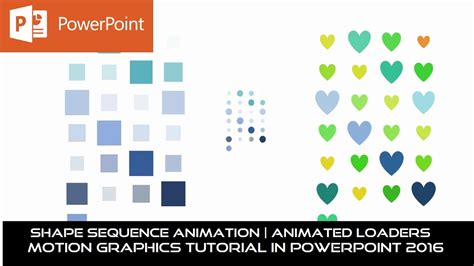 The Shapes Animation in PowerPoint 2016 Tutorial | Animated Background ...