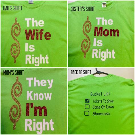 Price Is Right Shirt Ideas Diy