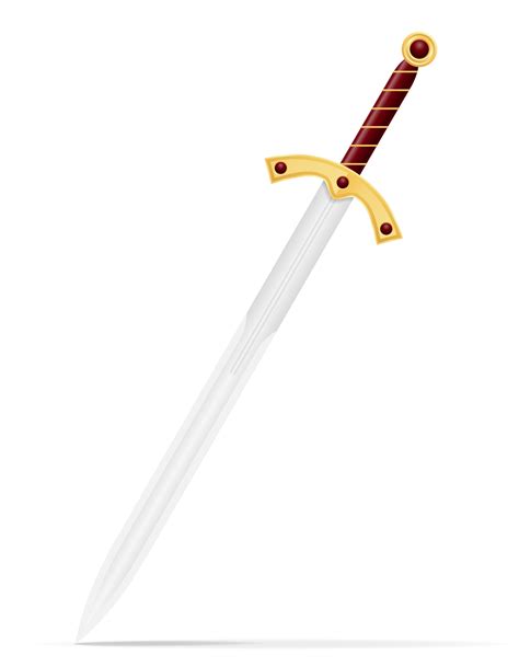 Knight With Sword Cartoon