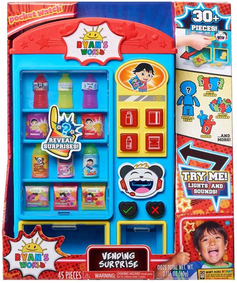 Pocket Watch Ryans World Vending Surprise Playset Just Play - ToyWiz