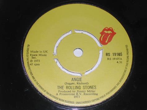 Rolling Stones Angie Records, LPs, Vinyl and CDs - MusicStack