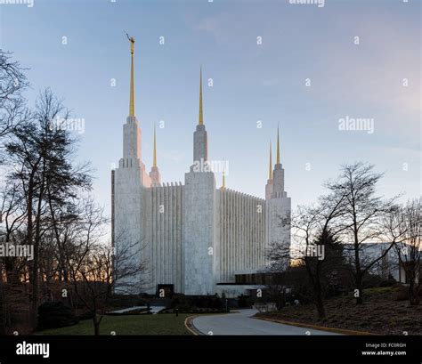 Mormon temple dc hi-res stock photography and images - Alamy