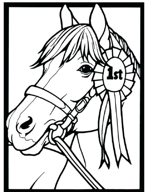 Horse Head Coloring Pages To Print at GetDrawings | Free download