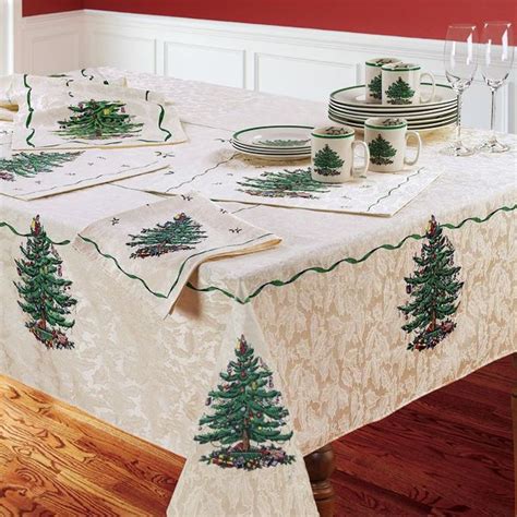 Spode Christmas Tree Tablecloth Program - Holiday Sale | Spode christmas tree, Christmas tree on ...