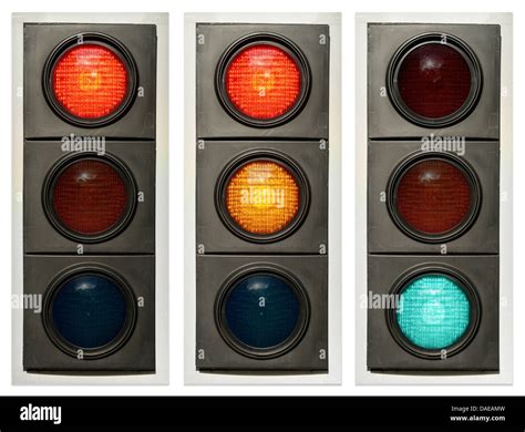 Traffic light sequence Stock Photo - Alamy