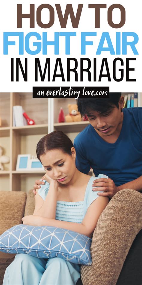 How to Fight Fair in Marriage: 5 Fair Fighting Rules for Couples | An Everlasting Love