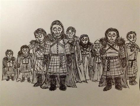 The Stark Family by timburtongot on DeviantArt