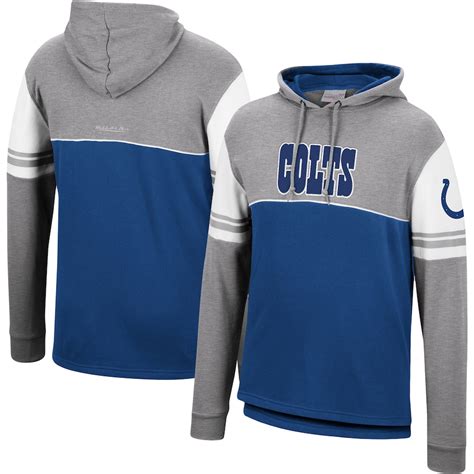 Men's Mitchell & Ness Royal/Gray Indianapolis Colts Home Advantage ...