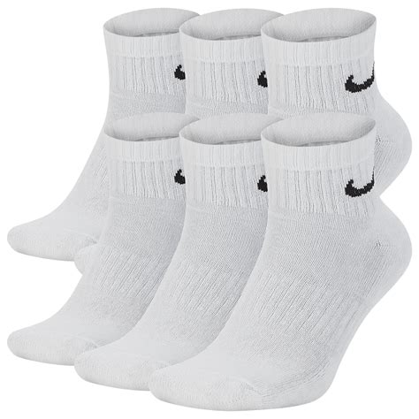 Nike 6 Pack Dri-fit Cotton Quarter Socks for Men - Save 30% - Lyst