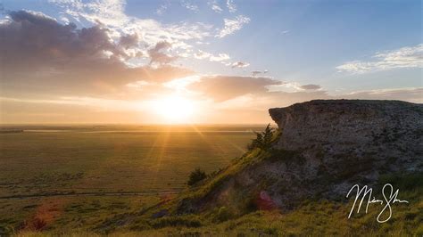 Castle Rock Badlands Aerial Sunrise | Castle Rock, Larrabee, Kansas | Mickey Shannon Photography