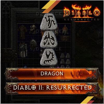 Dragon - Complete Runeword - Diablo 2 Resurrected D2r Diablo 2 | eBay