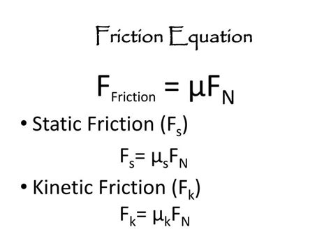 PPT - Unit 03b “The Force of Friction” PowerPoint Presentation - ID:6538516