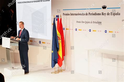 Spains King Felipe Vi Delivers Speech Editorial Stock Photo - Stock ...