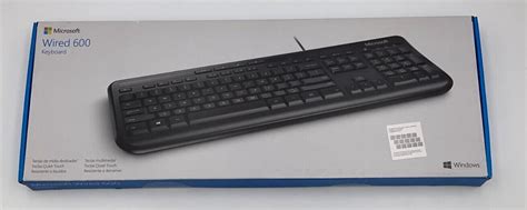 Black | Microsoft Wired 600 Keyboard