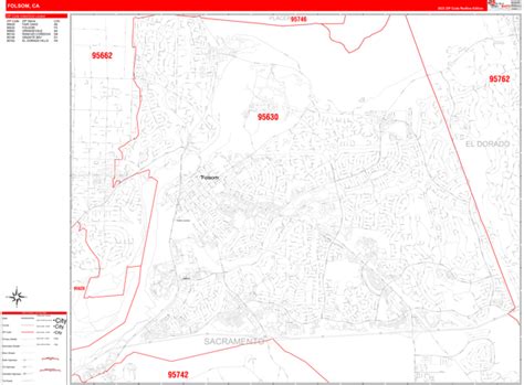 Maps of Folsom California - marketmaps.com