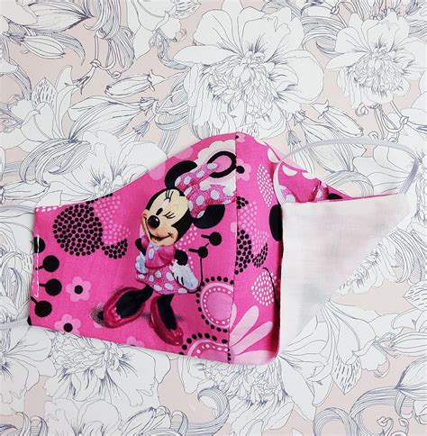 Minnie mouse face mask | Etsy