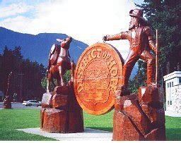 Hope, British Columbia. The Town of Hope, BC, Canada