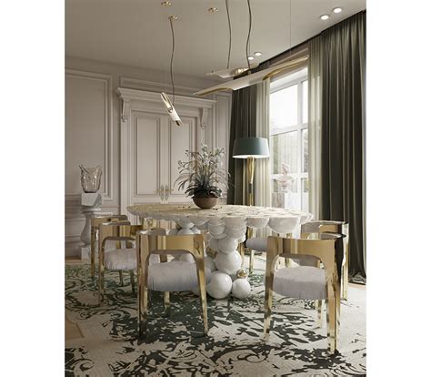 Newton White Dining Table | Boca do Lobo Exclusive Design