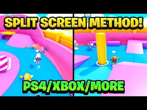 How To Play Split Screen on Fall Guys! (2 Player Split Screen - PS4/PS5/XBOX/PC) Realtime ...