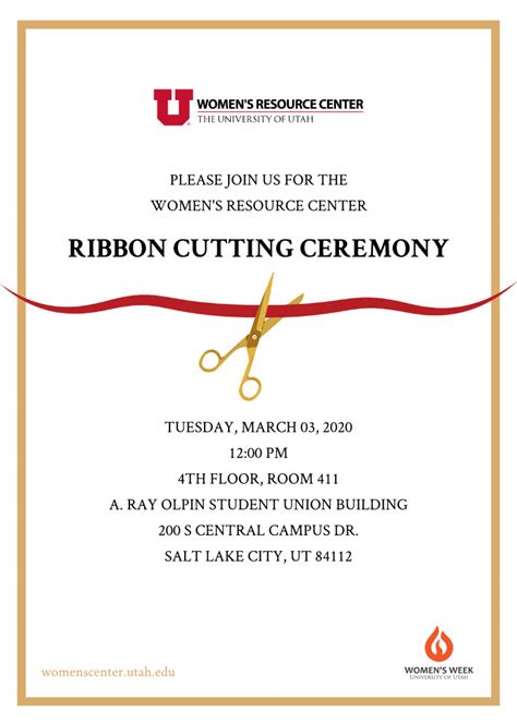 Women’s Resource Center Ribbon Cutting Ceremony – @theU